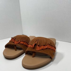 Ugg Binx suede fringe sandal 7 “BNWT”